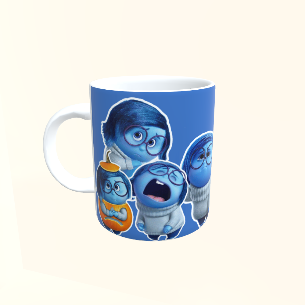 Caneca de Cerâmica Divertidamente - Tristeza