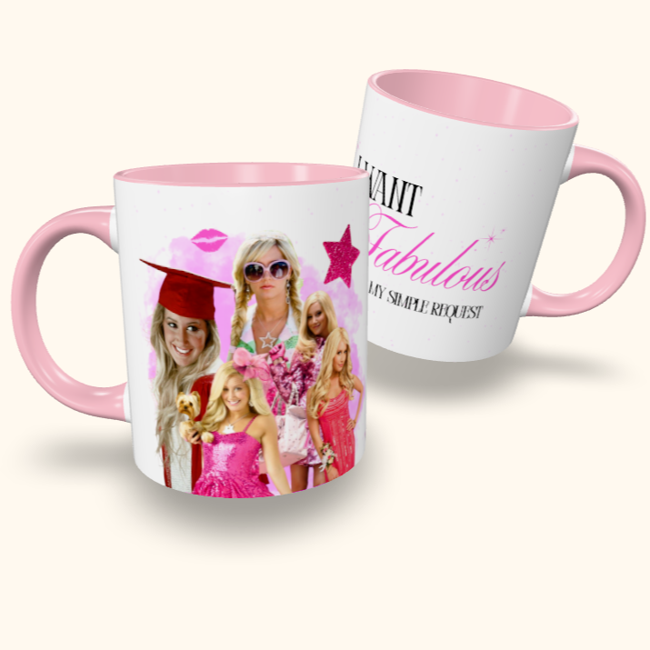 Caneca de Cerâmica Filmes - Sharpay Evans Fabulous