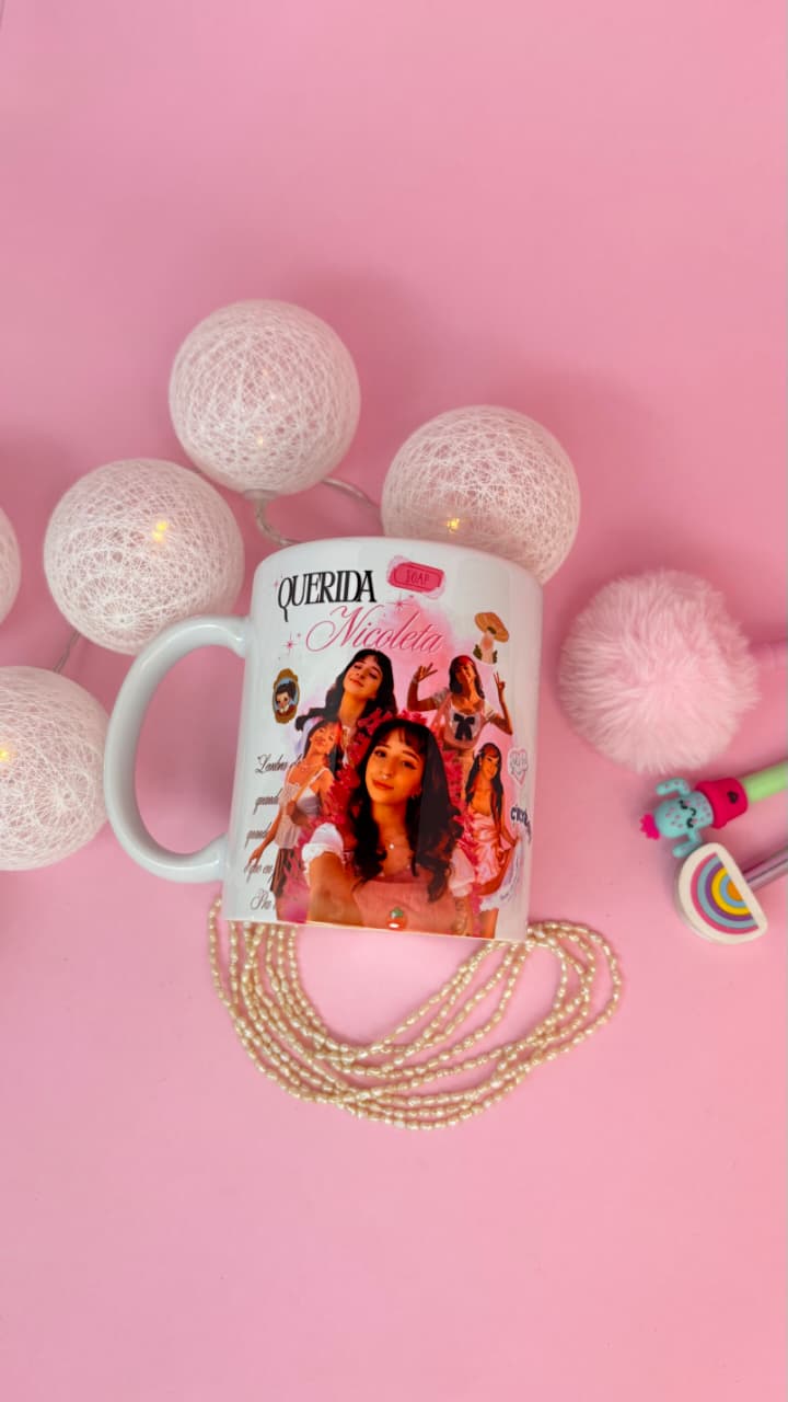 Caneca de Cerâmica Nicoleta - Querida Nicoleta