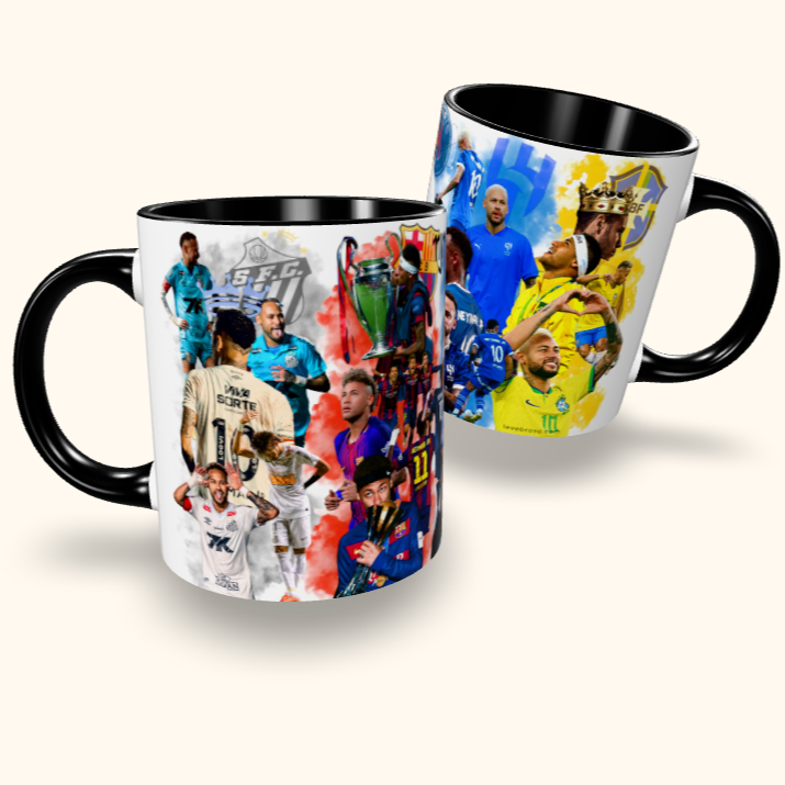 Caneca de Cerâmica Neymar Times