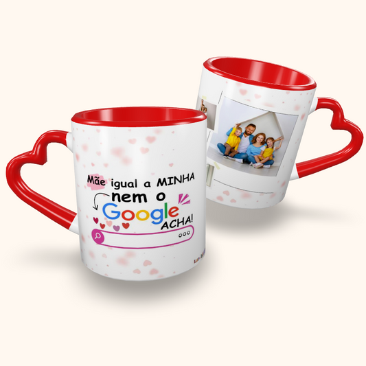 Caneca de Cerâmica Dia das Mães - Google