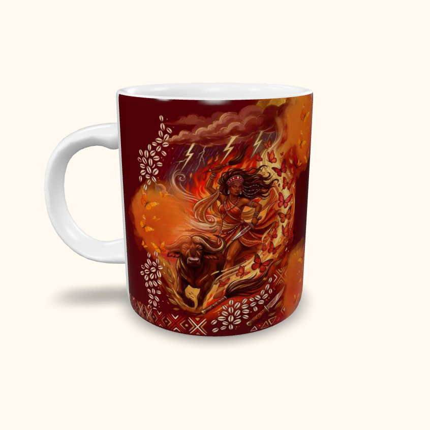 Caneca de Cerâmica Personalizada - Orixás - Iansã
