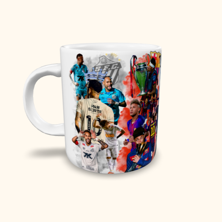 Caneca de Cerâmica Neymar Times
