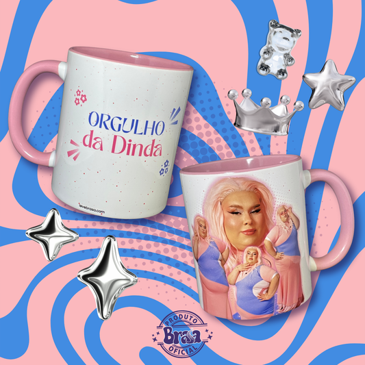 Caneca de Cerâmica Madrinha - Orgulho da Dinda