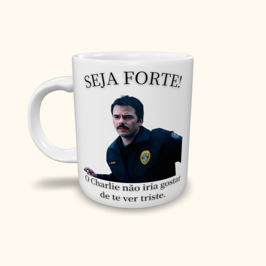 Caneca de Cerâmica Seja Forte Crepúsculo - Charlie