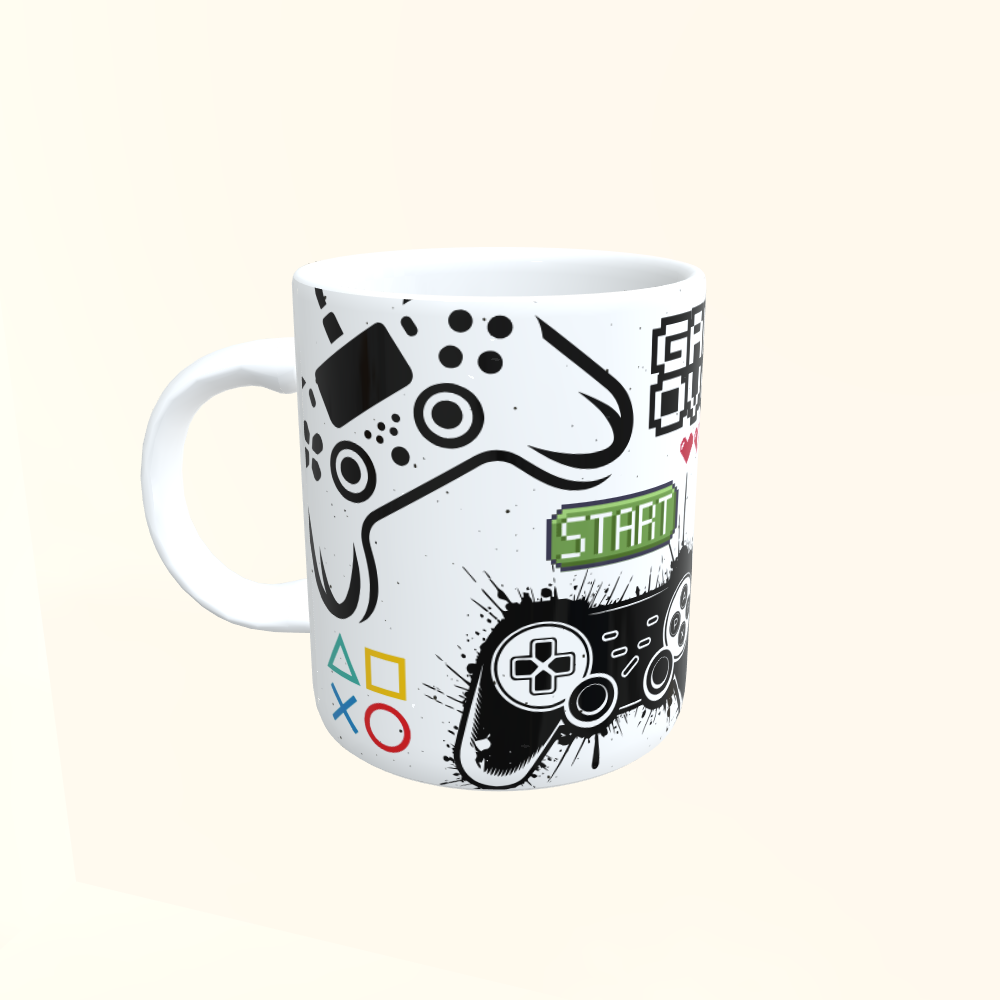 Caneca de Cerâmica Personalizada Gamer