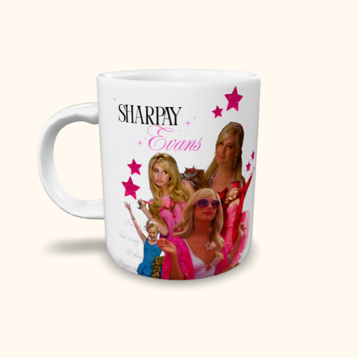 Caneca de Cerâmica Filmes - Sharpay Evans Estrelas