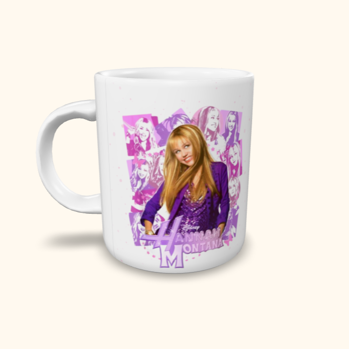Caneca de Cerâmica Hannah Montana - Colagem