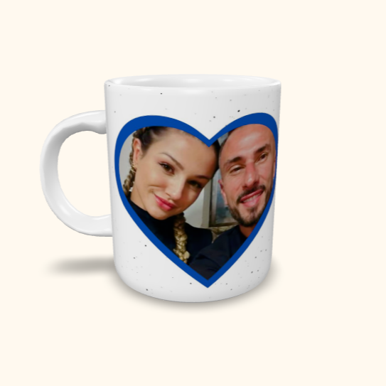 Caneca de Cerâmica Namorados - Dupla Perfeita