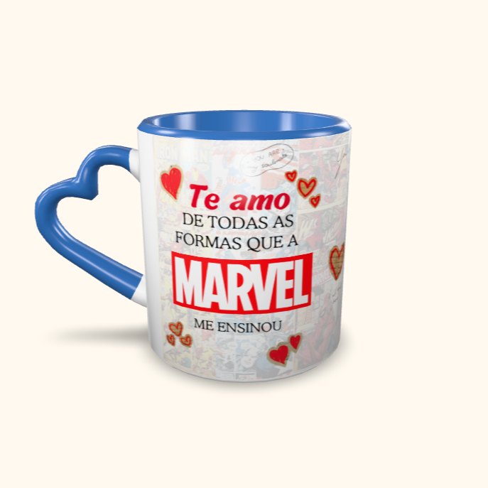 Caneca de Cerâmica Dia dos Namorados - HQ Casais