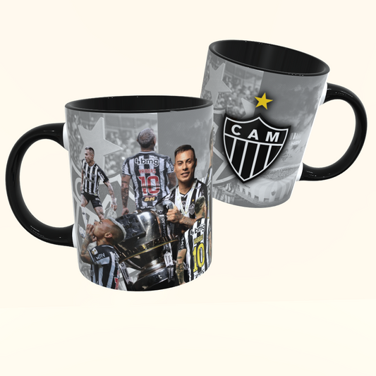Caneca de Cerâmica Futebol - Atlético Mineiro