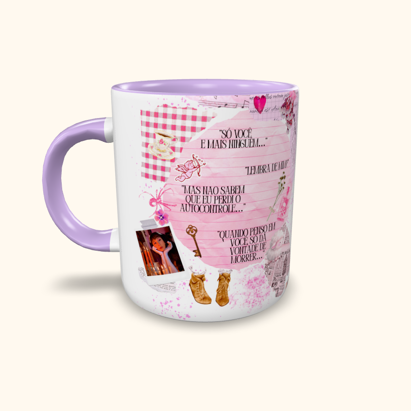 Caneca de Cerâmica Nicoleta - Músicas