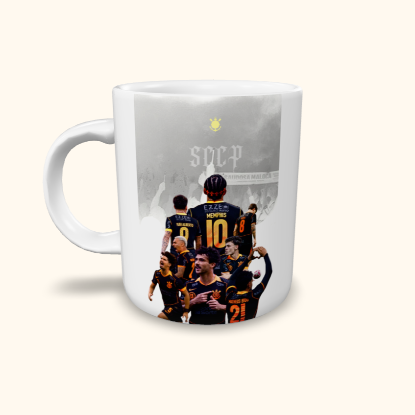 Caneca de Cerâmica Corinthians Total 90