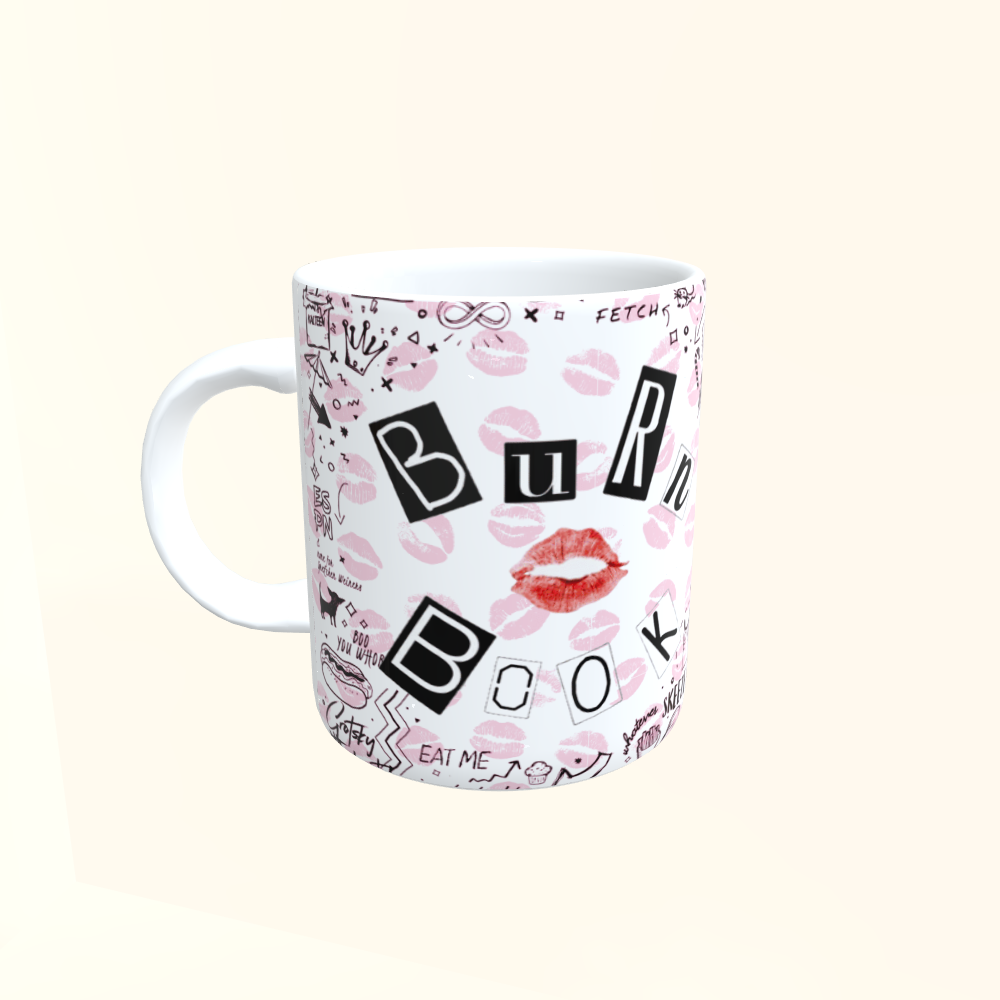 Caneca de Cerâmica Filmes - Meninas Malvadas - Burn Book