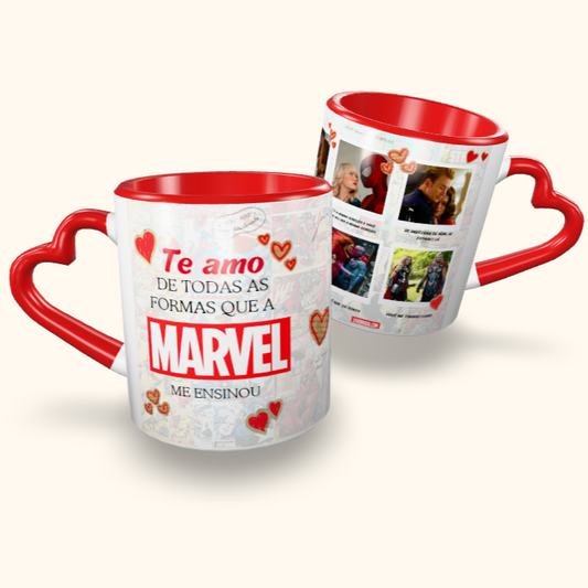 Caneca de Cerâmica Dia dos Namorados - HQ Casais