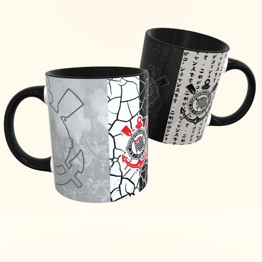 Caneca de Cerâmica Futebol - Corinthians - Brasão