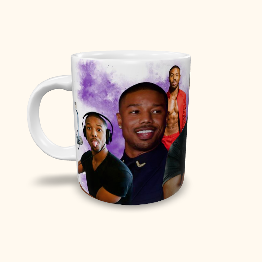Caneca de Cerâmica Artistas - Michael B. Jordan