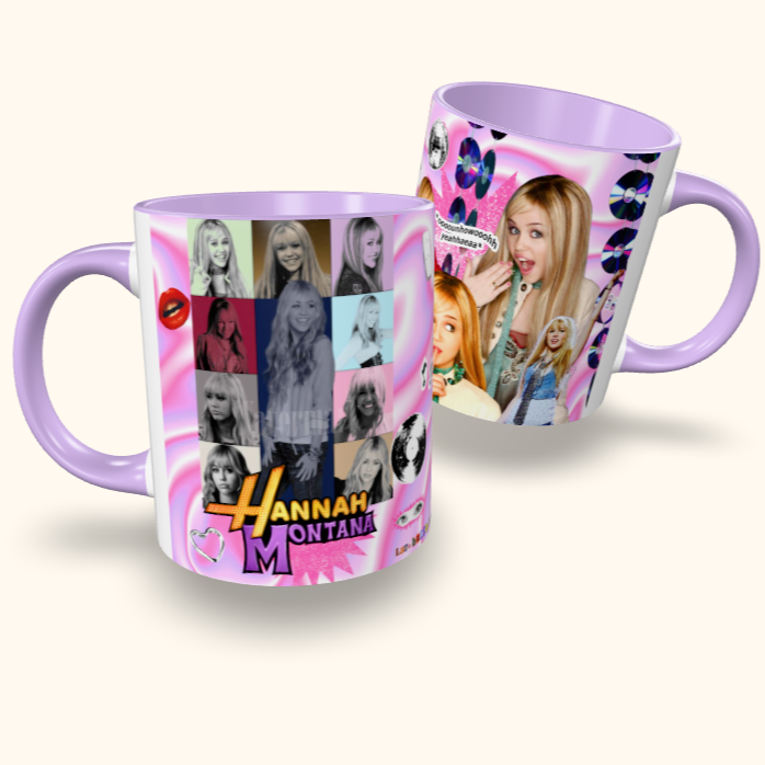 Caneca de Cerâmica Hannah Montana 2000