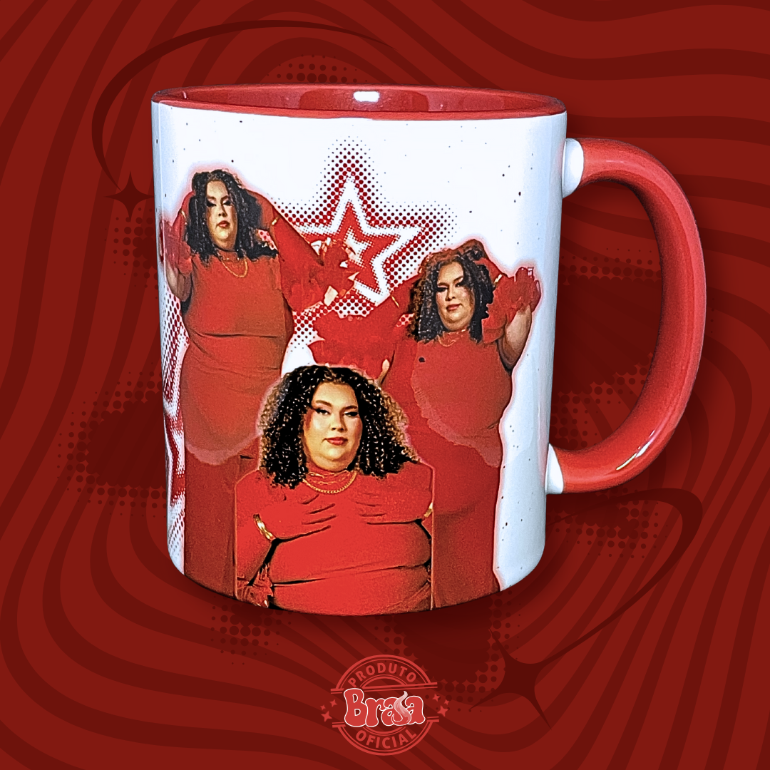 Caneca de Cerâmica Madrinha - Bora Almoçar
