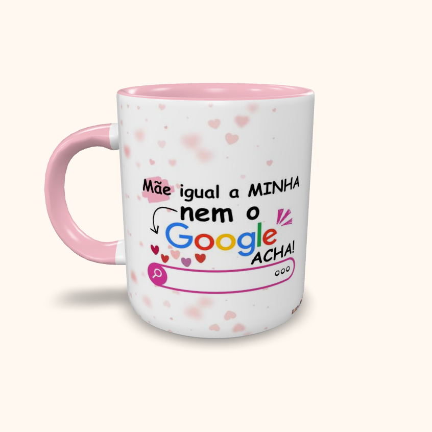 Caneca de Cerâmica Dia das Mães - Google