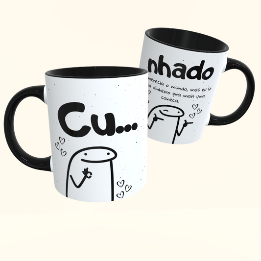 Caneca de Cerâmica Cu... nhado