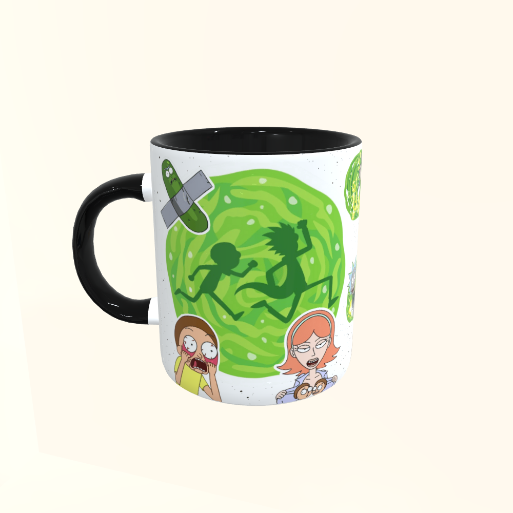 Caneca de Cerâmica Ricky & Morty