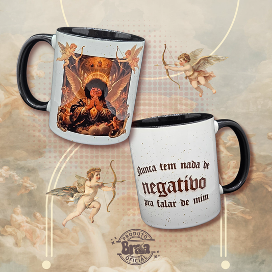Caneca de Cerâmica Jordann - Nada NEGATIVO pra falar de mim