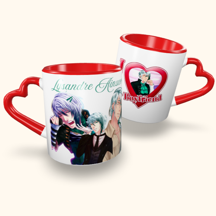 Caneca de Cerâmica I Love My Boyfriend - Amor Doce - Lysandre Ainsworth
