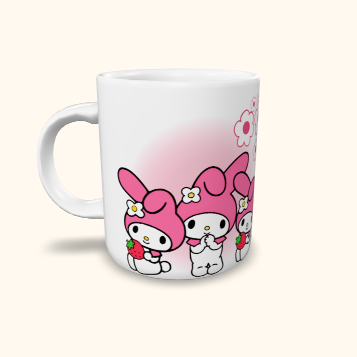 Caneca de Cerâmica Hello Kitty - My Melody