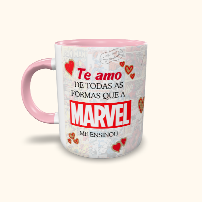 Caneca de Cerâmica Dia dos Namorados - HQ Casais