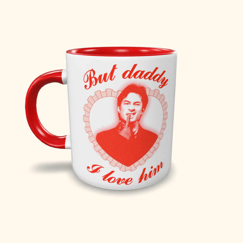 Caneca de Cerâmica Heated Rivalry - But daddy i love him - Hudson Williams