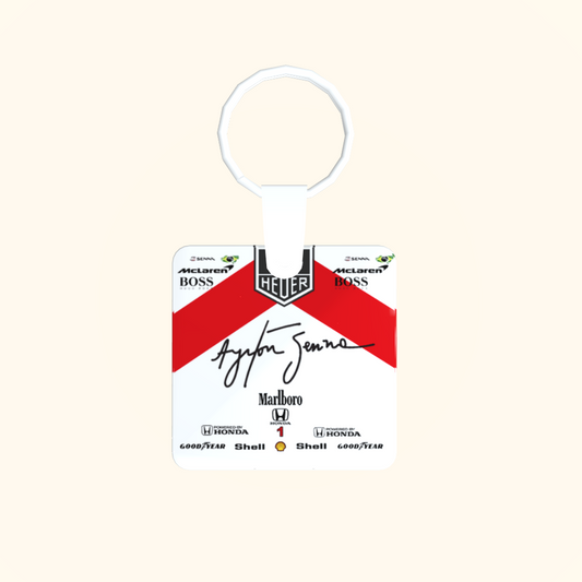 Chaveiro de MDF Ayrton Senna