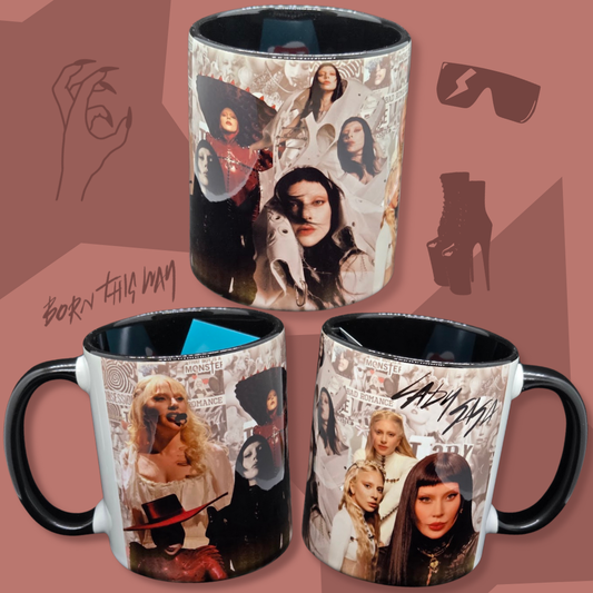 Caneca de Cerâmica Artistas - Lady Gaga