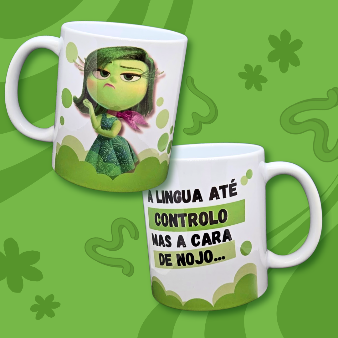 Caneca de Cerâmica Divertidamente - Nojinho - Frase