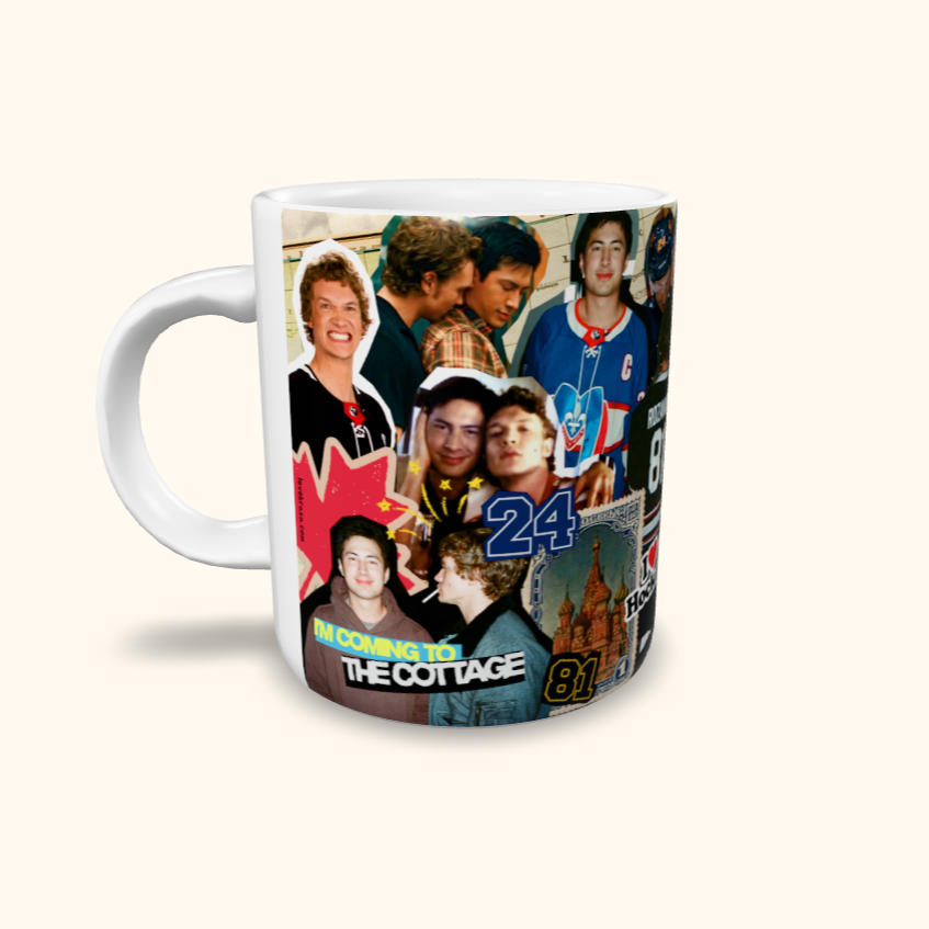 Caneca de Cerâmica Heated Rivalry - Colagem