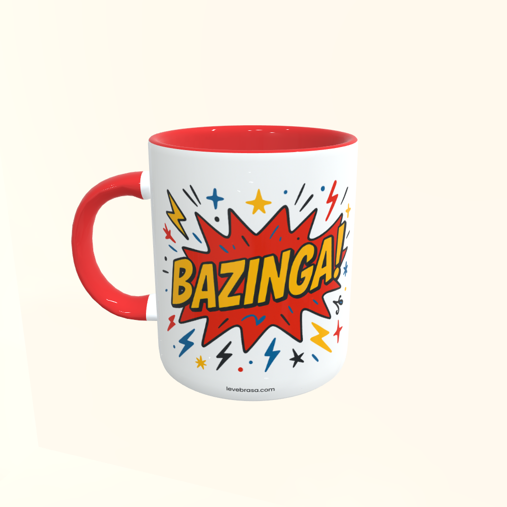 Caneca de Cerâmica Big Bang Theory - Bazinga!