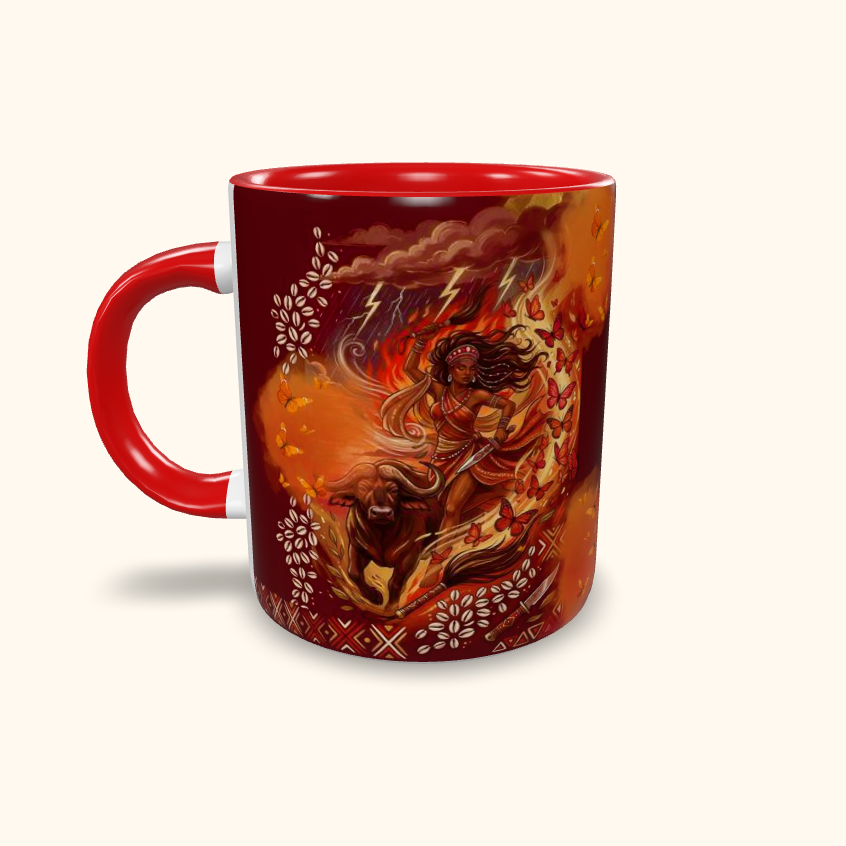 Caneca de Cerâmica Personalizada - Orixás - Iansã