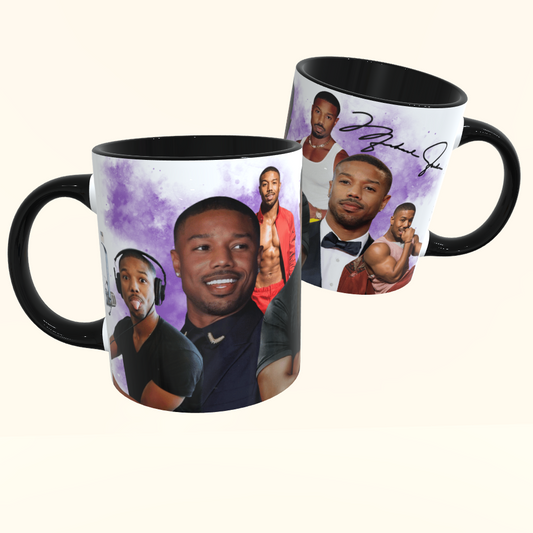 Caneca de Cerâmica Artistas - Michael B. Jordan