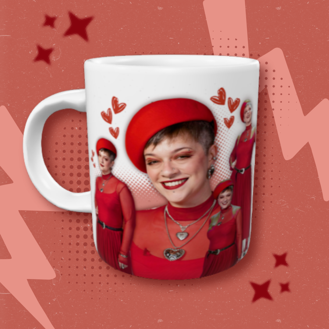 Caneca de Cerâmica Giovanna - Gio Boss Club Vermelho