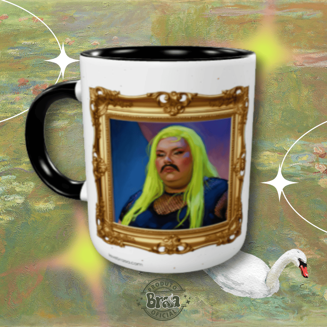 Caneca de Cerâmica Madrinha - Pintura Renascentista