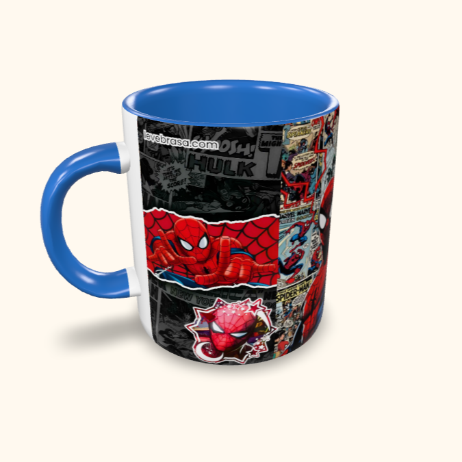 Caneca de Cerâmica Herois - Quadrinhos Homem Aranha
