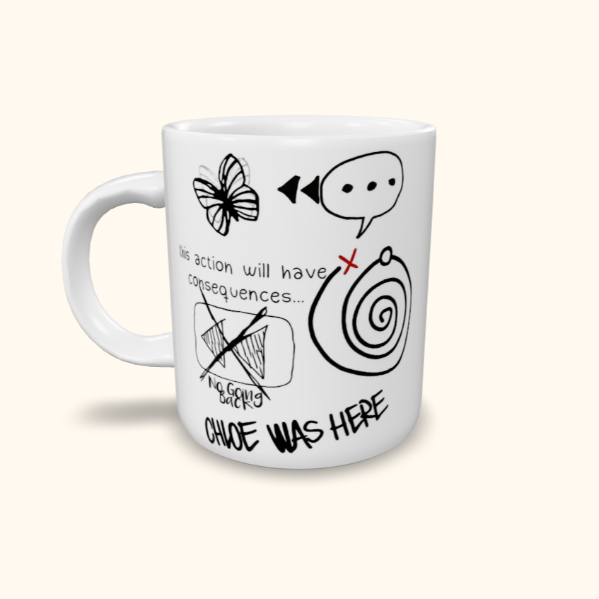 Caneca de Cerâmica Life is Strange - Chloe was here