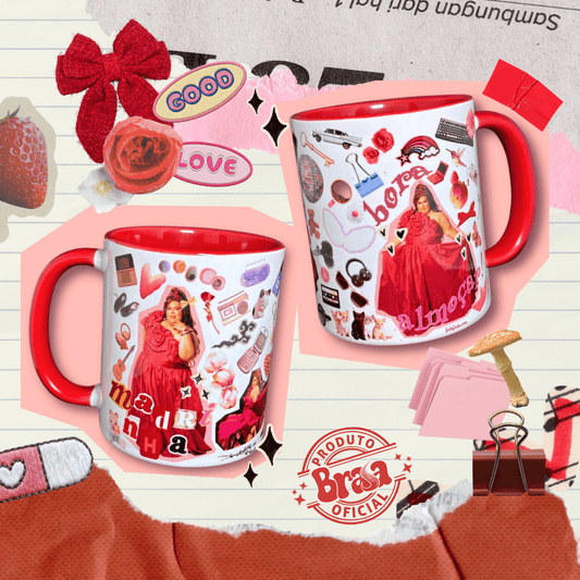 Caneca de Cerâmica Madrinha - Colagem
