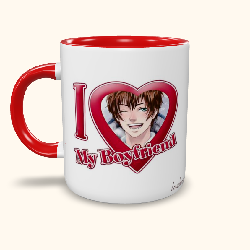Caneca de Cerâmica I Love My Boyfriend - Amor Doce - Kentin Lerhay