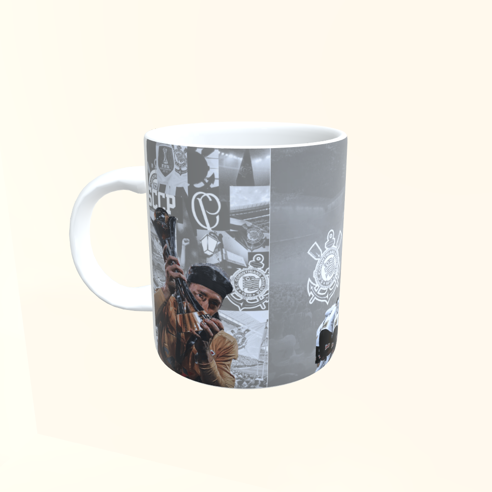Caneca de Cerâmica Futebol - Corinthians - Time