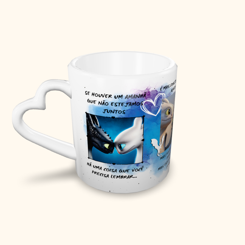 Caneca de Cerâmica Dia dos Namorados - Banguela e Furia da Luz