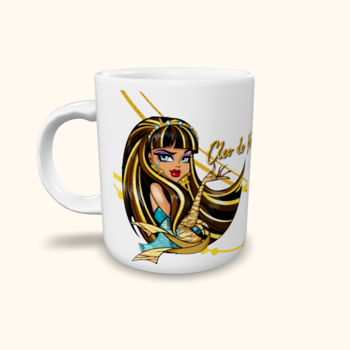 Caneca de Cerâmica Monster High - Cleo de Nile