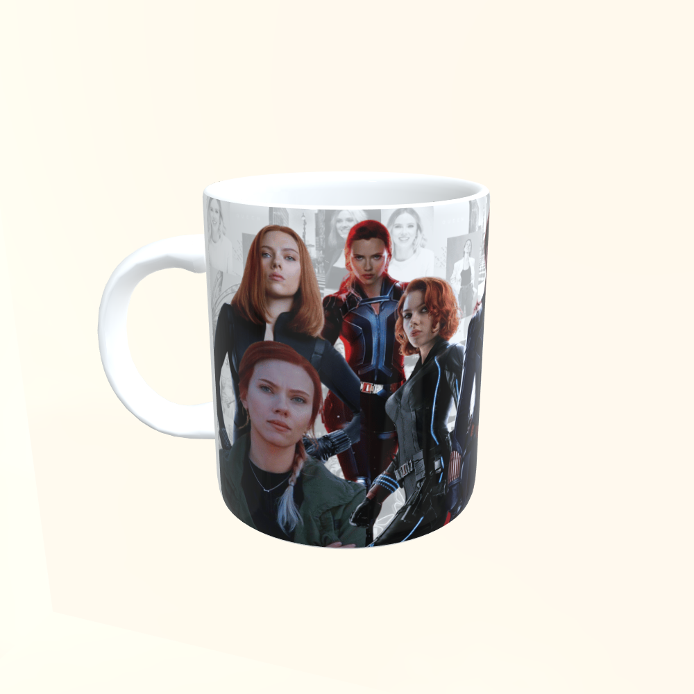 Caneca de Cerâmica Herois - Viúva Negra