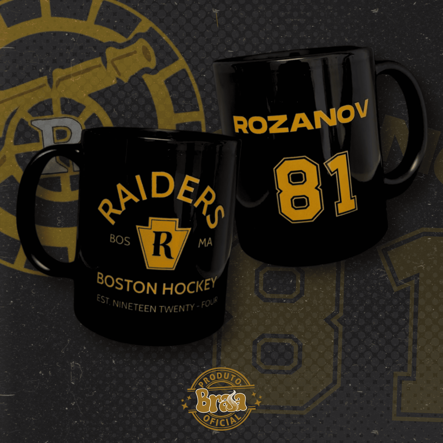 Caneca de Cerâmica Heated Rivalry - Raiders Rozanov - Tarja
