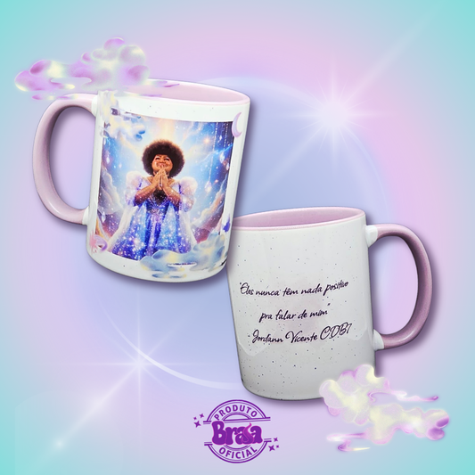Caneca de Cerâmica Jordann - Nada positivo pra falar de mim